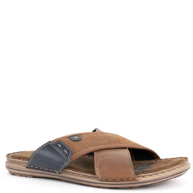 Šlepetės vyrams, Ruda, Slippers