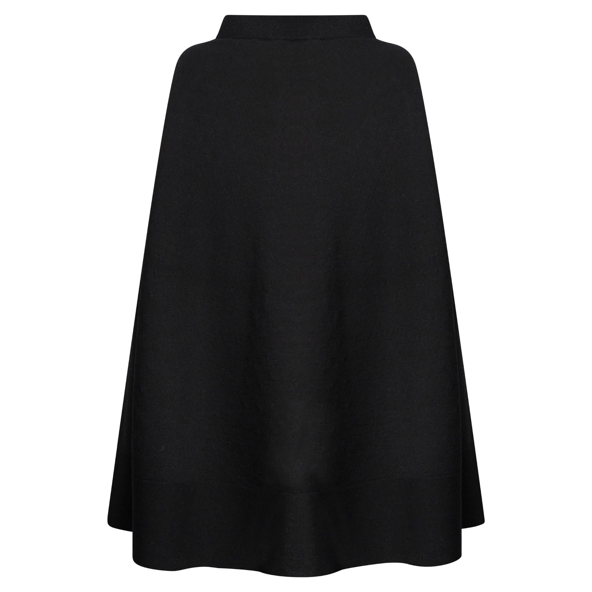 Midi sijonas moterims, Juoda, Skirt