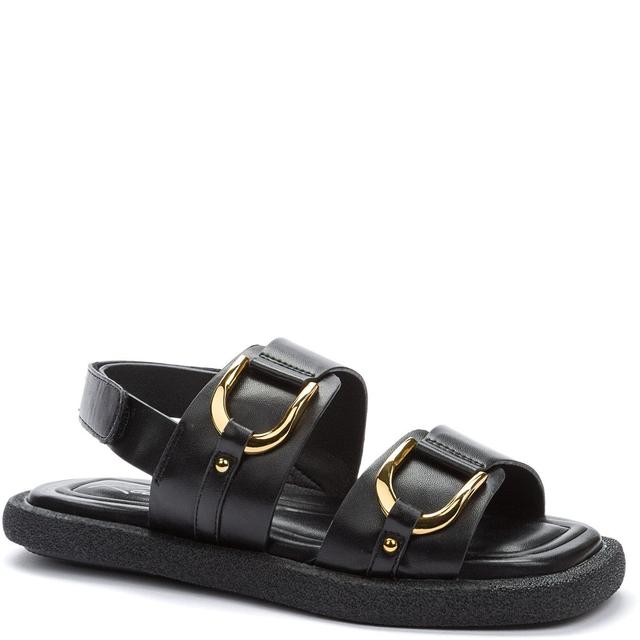 Basutės moterims, Juoda, Sandals