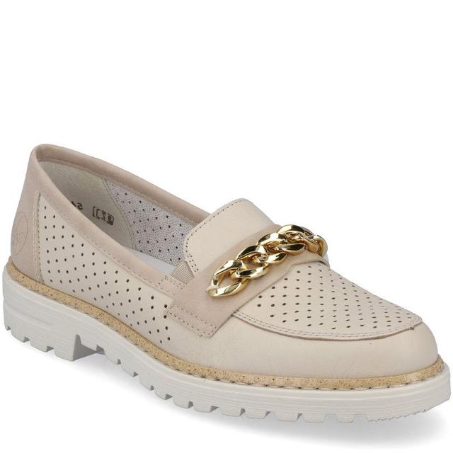 Loaferiai moterims, Smėlio, LOAFERS