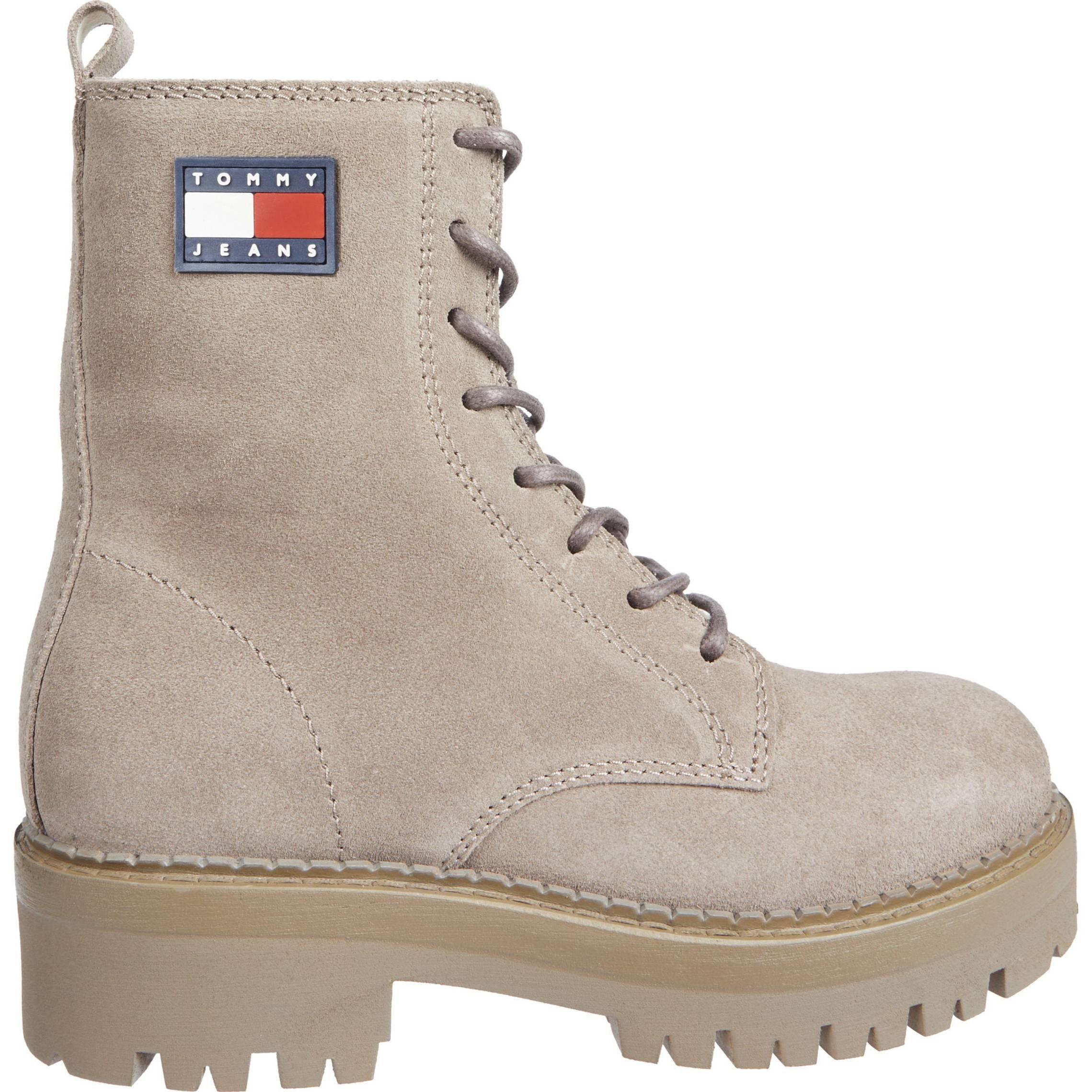 Aulinukai moterims, Smėlio, Urban lace up booties