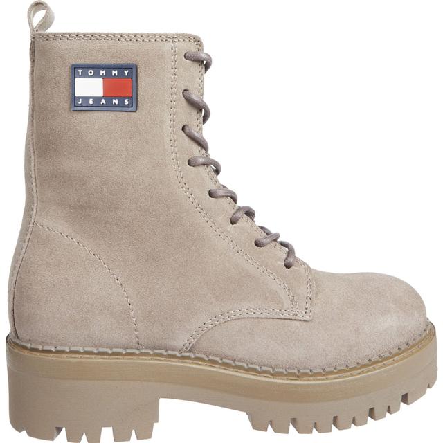 Aulinukai moterims, Smėlio, Urban lace up booties