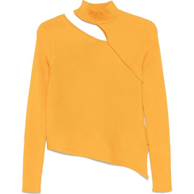 Megztinis moterims, Golden, L/s cutout mck nck sweater