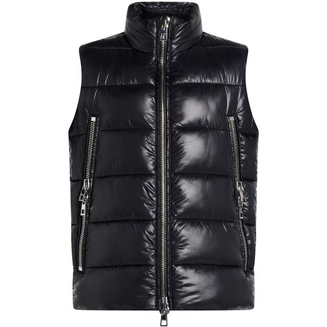 Pūkinė liemenė vyrams, Juoda, Nylon puffer vest