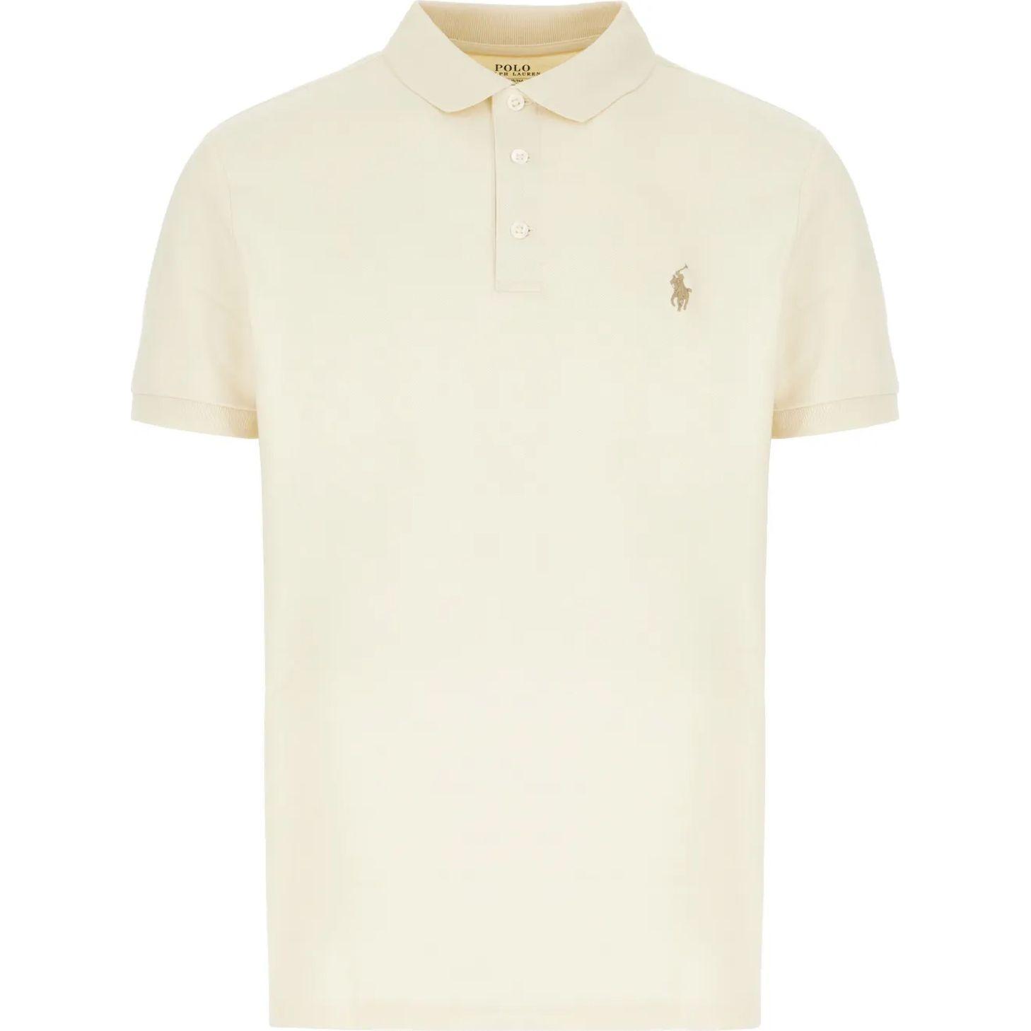 Polo marškiniai trumpos rank. vyrams, Smėlio, Short sleeve-polo shirt