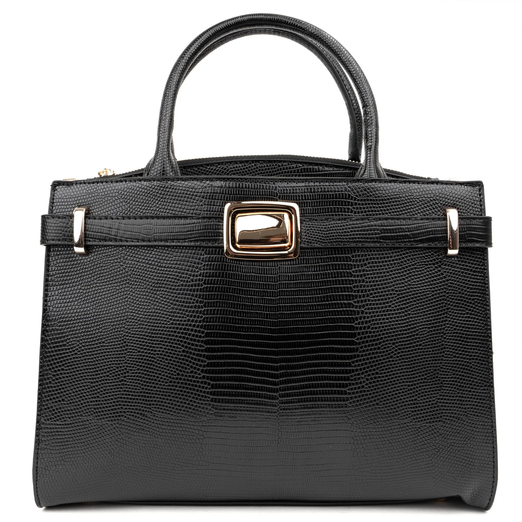 Pirkinių krepšys moterims, Juoda, Tote bag