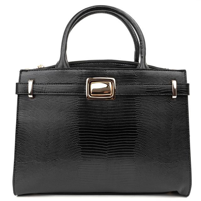 Pirkinių krepšys moterims, Juoda, Tote bag