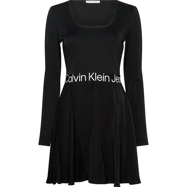 Mini suknelė moterims, Juoda, Flare dress