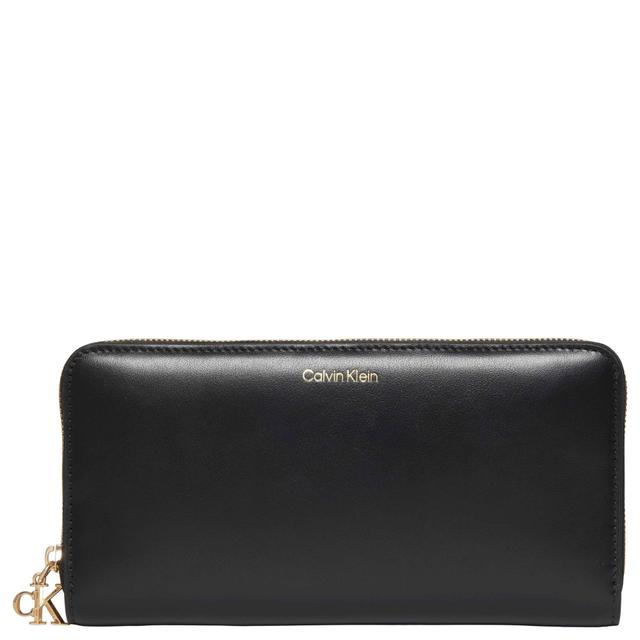 Piniginė moterims, Juoda, CK large zip around