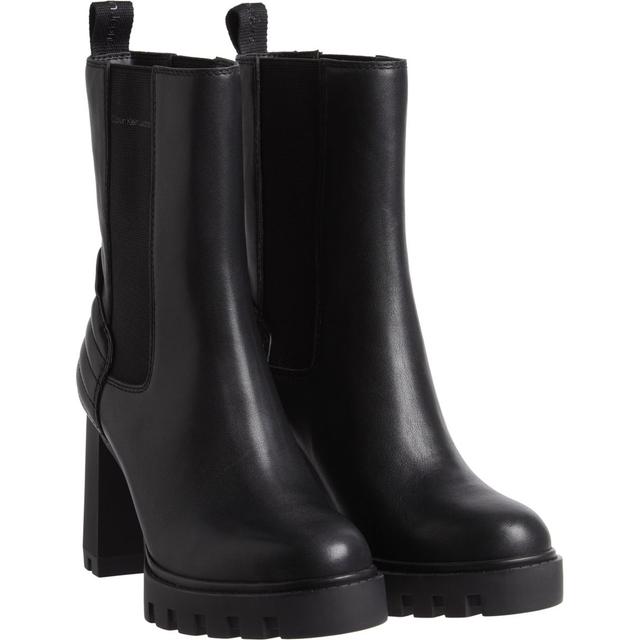 Aulinukai moterims, Juoda, Platform chelsea boot