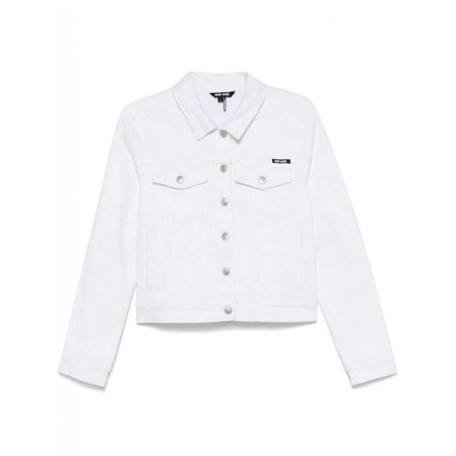 Džinsinis švarkas moterims, Balta, Trucker jacket