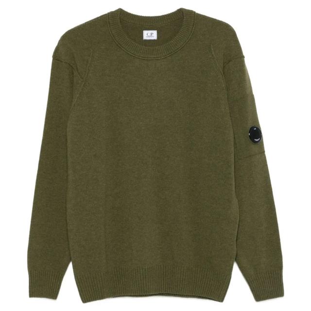 Megztinis vyrams, Žalia, Crew neck