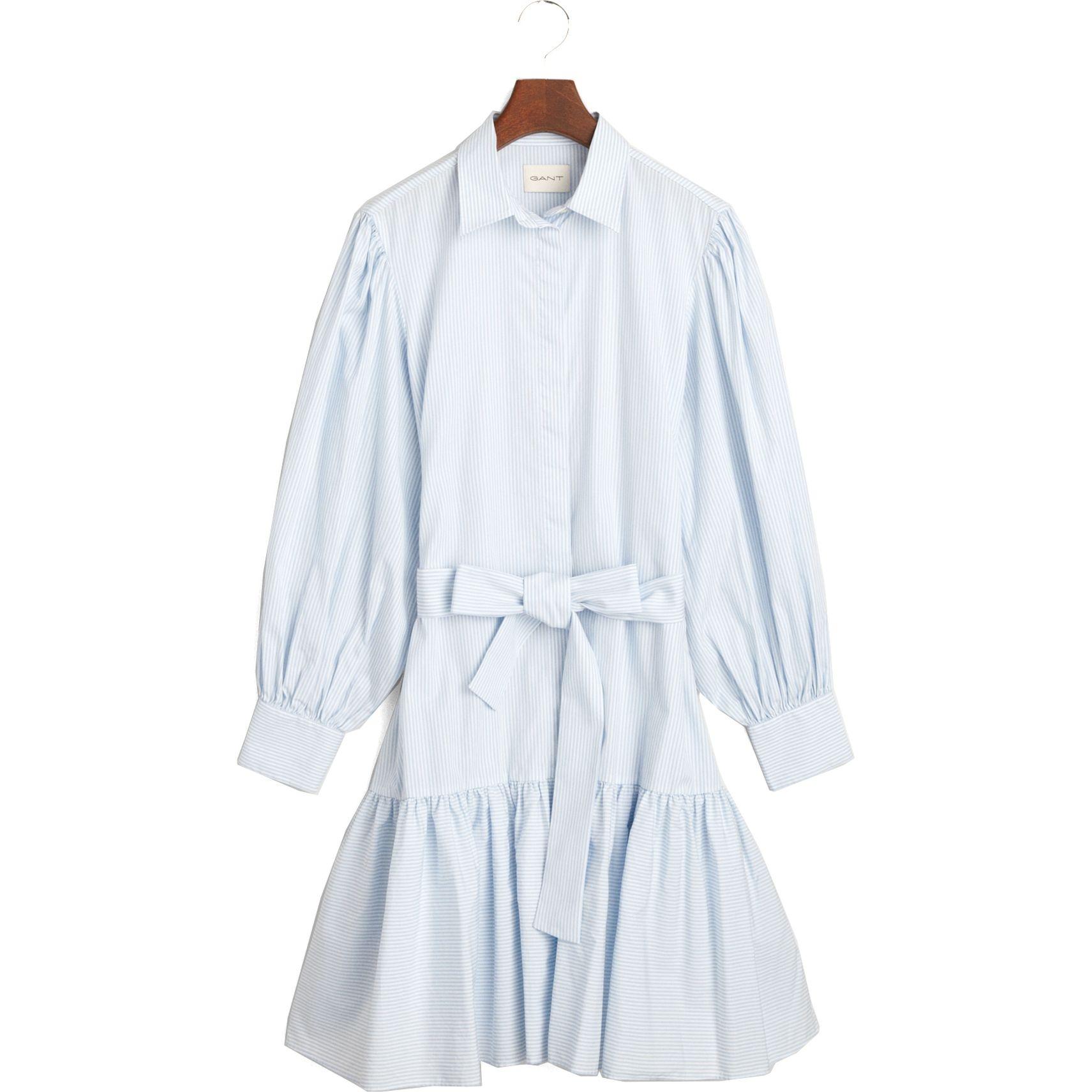 Midi suknelė moterims, Mėlyna, Reg classic poplin dress