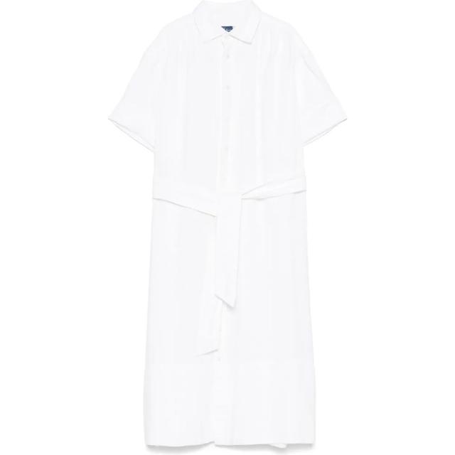Midi suknelė moterims, Balta, Short sleeve-day dress