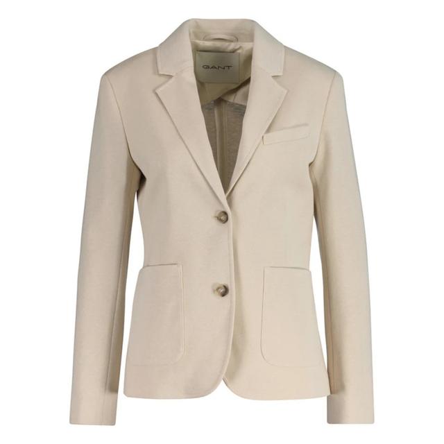 Švarkas moterims, Ruda, Slim pique blazer