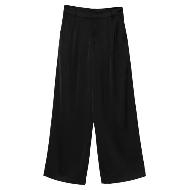 Kelnės moterims, Juoda, High rise pants