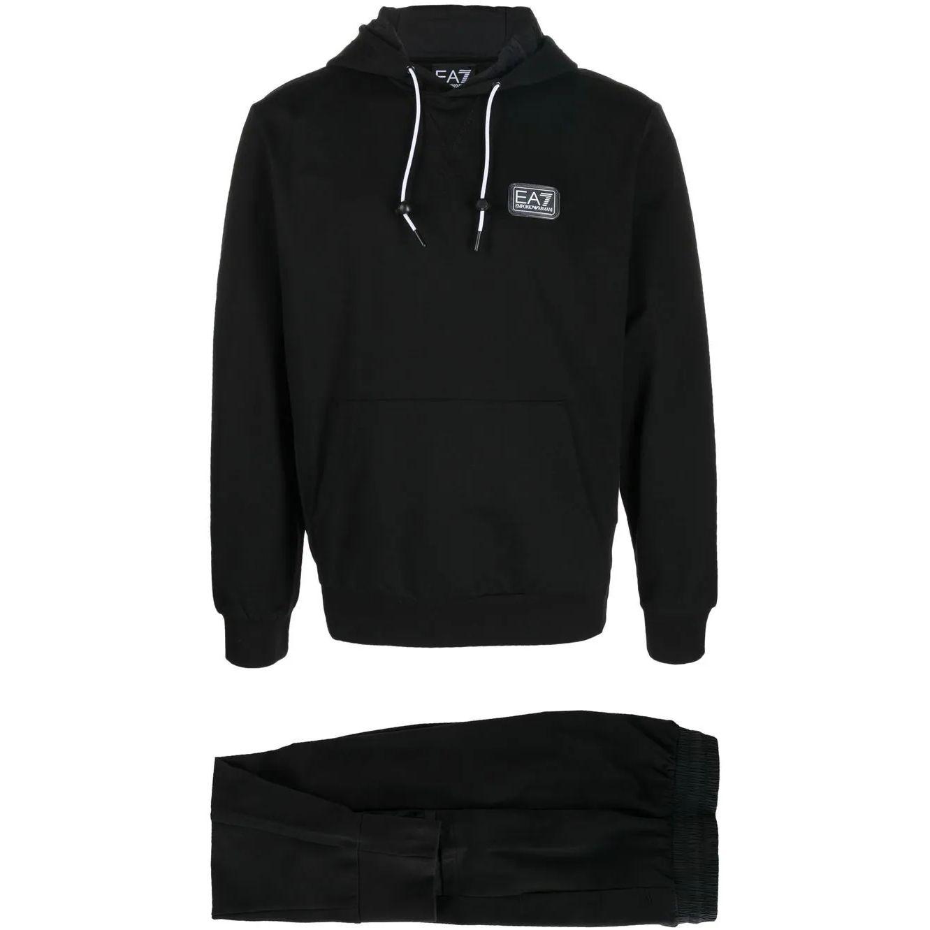 Sportinis kostiumas vyrams, Juoda, Tracksuit