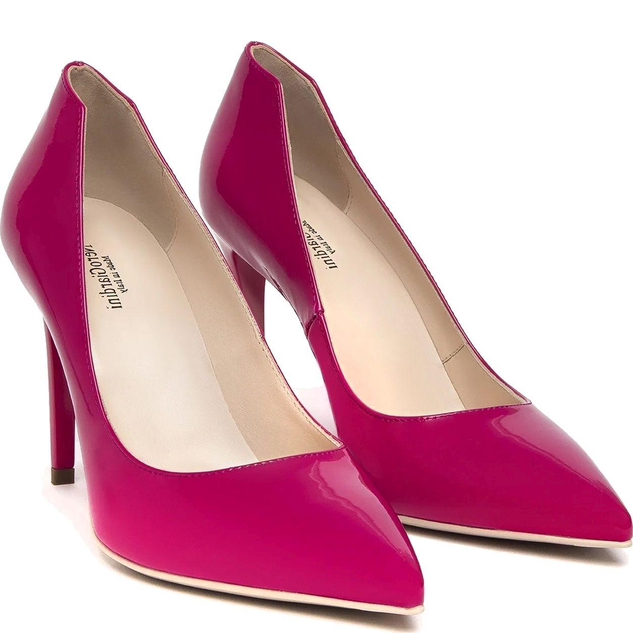 Aukštakulniai moterims, Rožinė, Vernice pumps