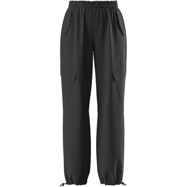 Kelnės moterims, Juoda, PCJILL MW CARGO JOGG