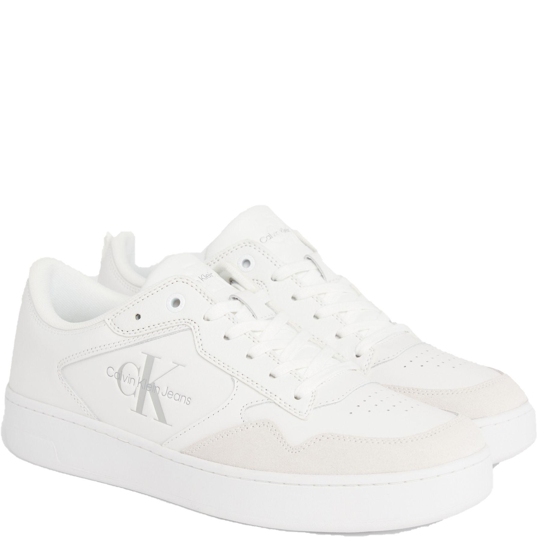 Laisvalaikio bateliai vyrams, Balta, Basket cupsole low