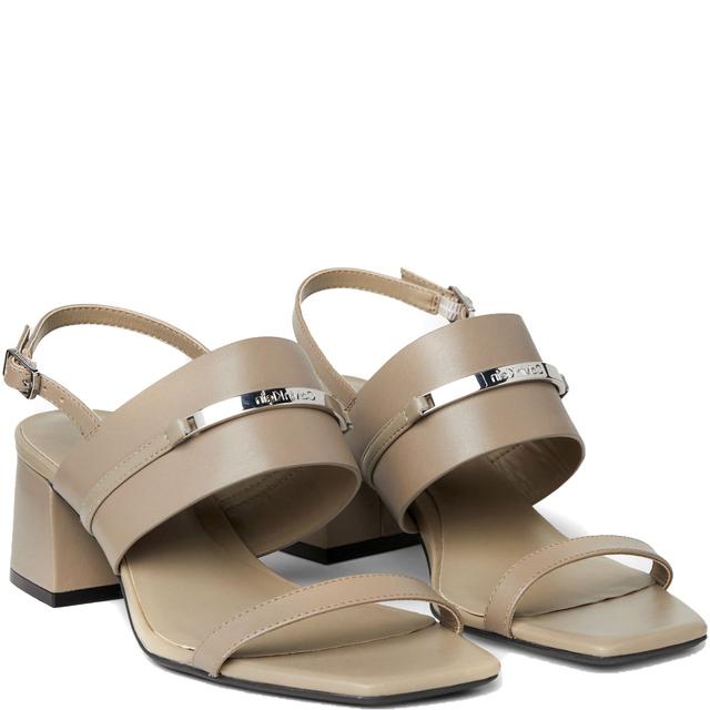 Basutės moterims, Pilka, Heel sandal 45 bar