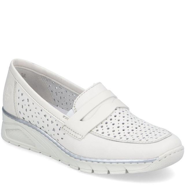 Loaferiai moterims, Balta, LOAFERS