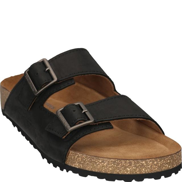 Šlepetės vyrams, Juoda, Slippers, SALAMANDER