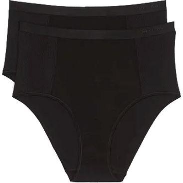 Kelnaitės moterims, Juoda, 2-PACK PANTY