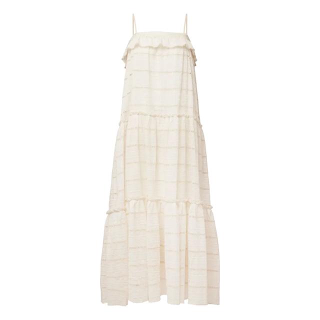 Midi suknelė moterims, Balta, Women's dresses