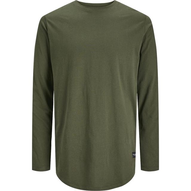 Marškinėliai ilgom. rankovėmis vyrams, Chaki, Noa tee o-neck