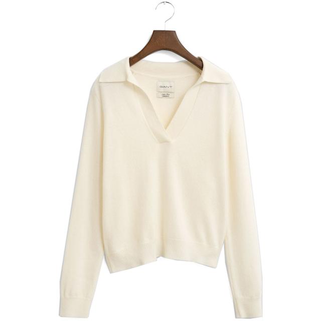 Megztinis moterims, Smėlio, superfine lambswool rugger