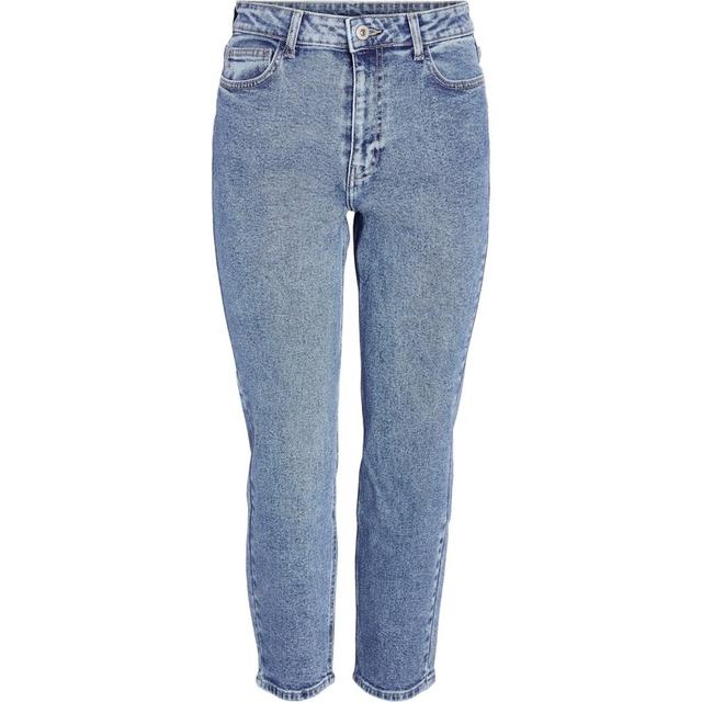 Slim džinsai moterims, Mėlyna, Nmmoni slim