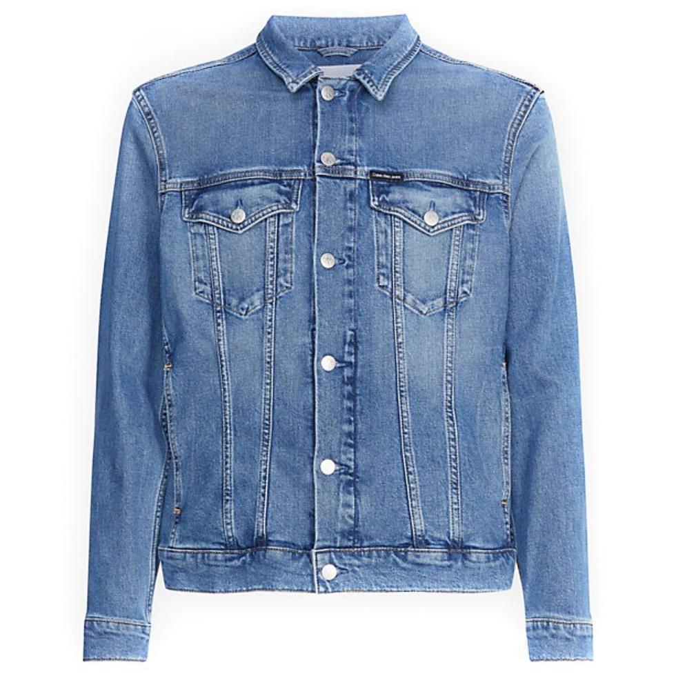 Džinsinis švarkas vyrams, Mėlyna, Modern essential denim jacket