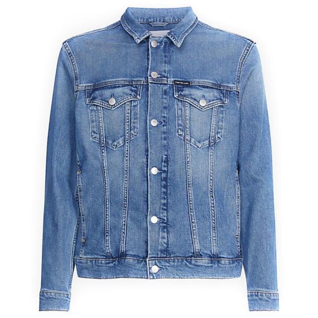 Džinsinis švarkas vyrams, Mėlyna, Modern essential denim jacket