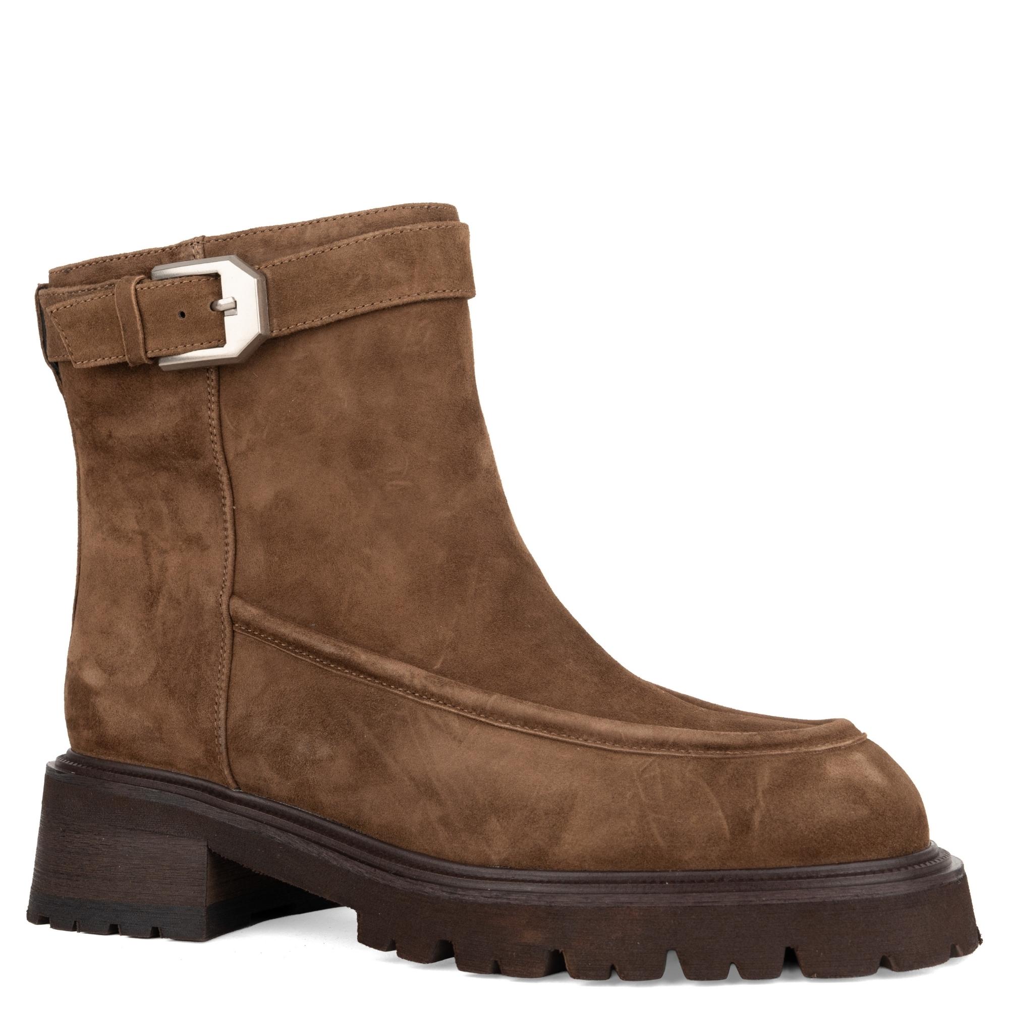 Aulinukai moterims, Ruda, Booties (mažintas – rinkitės dydžiu didesnį)