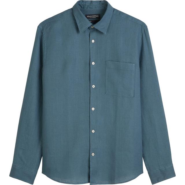 Marškiniai ilgomis rankovėmis vyrams, Mėlyna, Shirts lon M23742842318