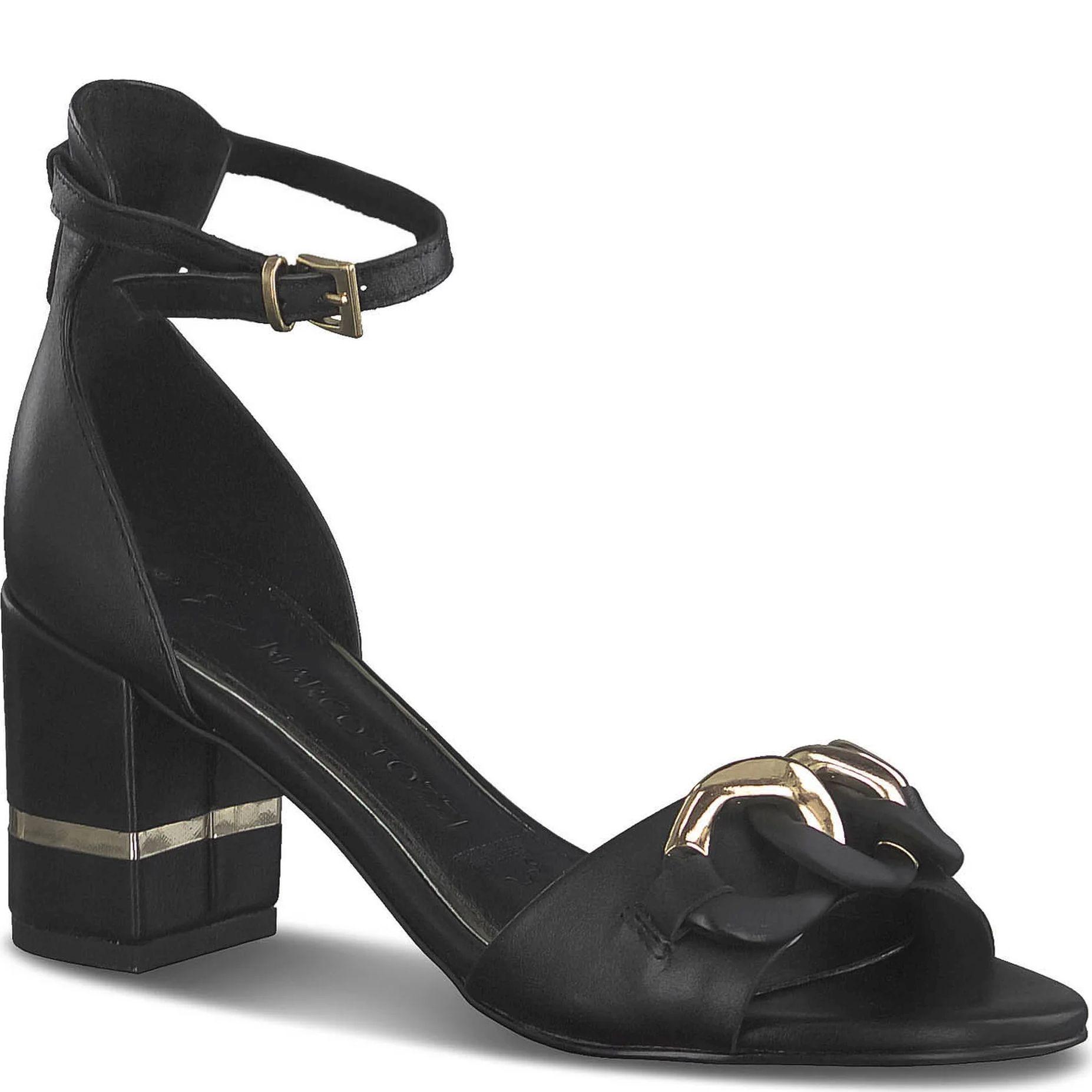 Basutės moterims, Juoda, SANDALS