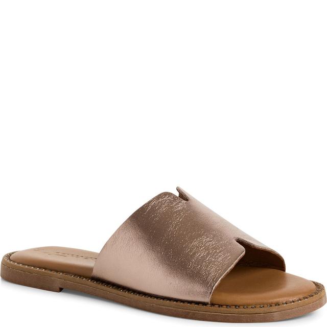 Šlepetės moterims, Ruda, Mule flat