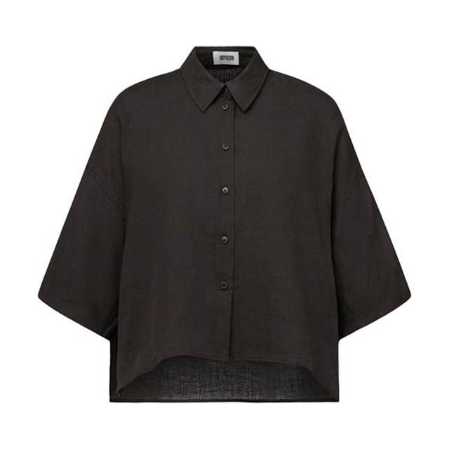 Marškiniai trump. rankovėmis moterims, Ruda, Shirts