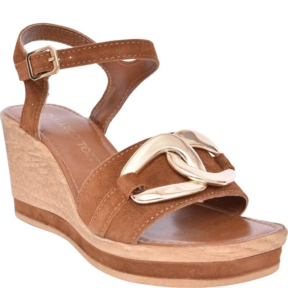 Basutės moterims, Ruda, SANDALS