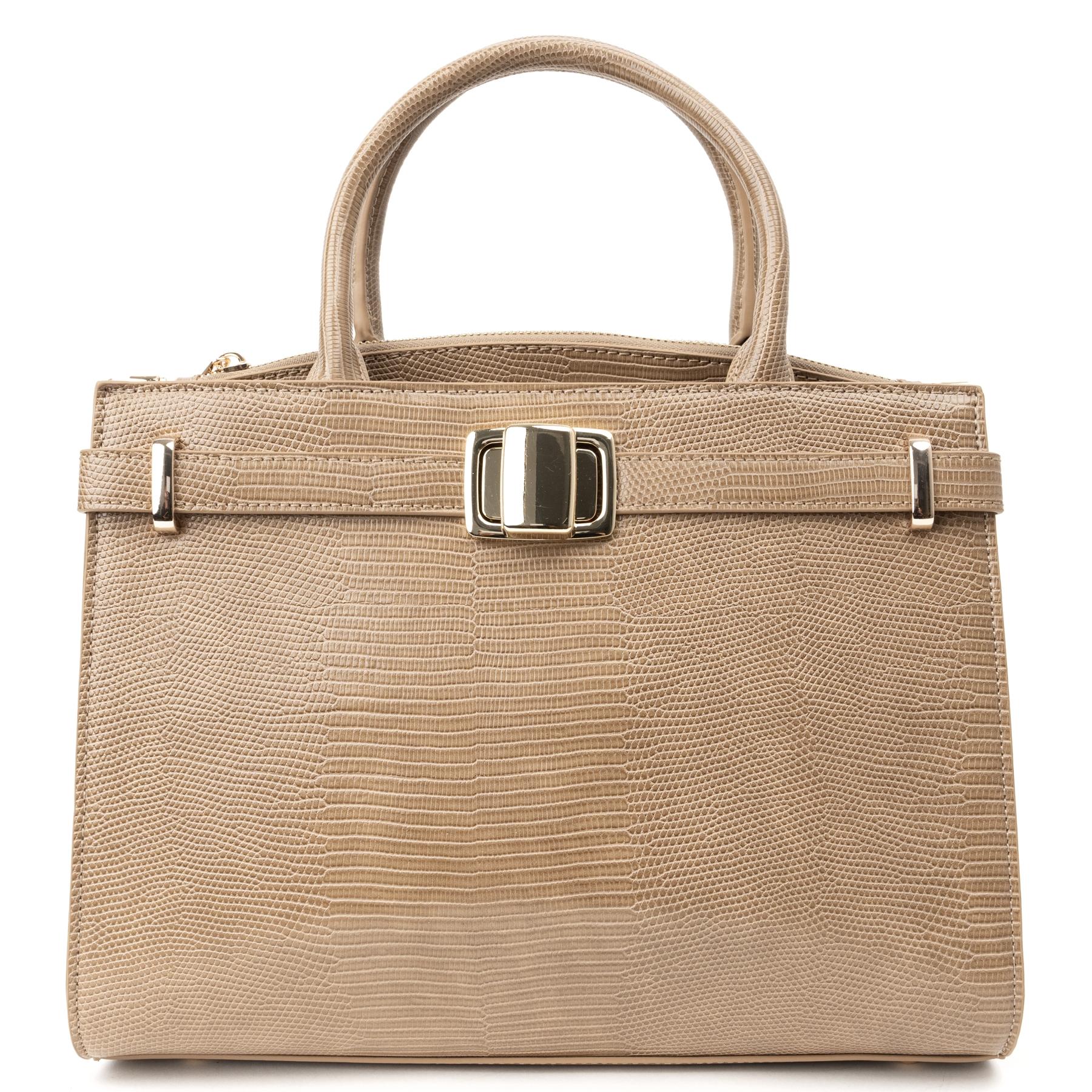 Pirkinių krepšys moterims, Smėlio, Tote bag