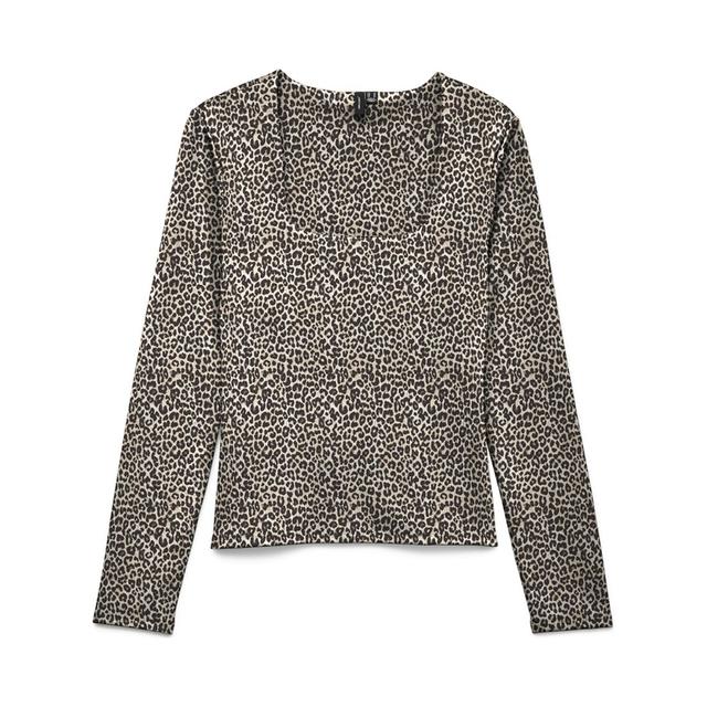 Marškinėliai ilgom. rankovėmis moterims, Smėlio, Million  top