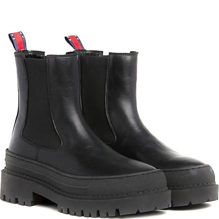 Aulinukai moterims, Juoda, Chelsea foxing boot