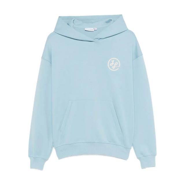 Džemperis moterims, Mėlyna, Cove print hood