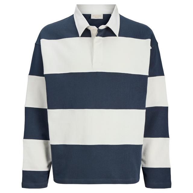 Polo marškiniai ilgos rank. vyrams, Mėlyna, Upstate blocking sweat