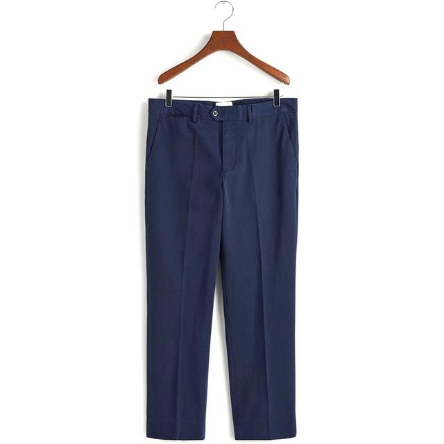 Kelnės vyrams, Mėlyna, PEACHED COTTON SLACK