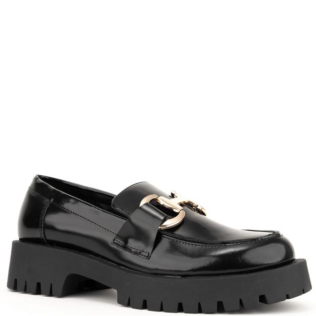 Loaferiai moterims, Juoda, Loafers, LA CONTE