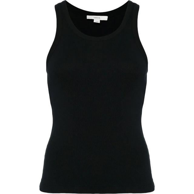 Marškiniai be rankovių moterims, Juoda, Scoop nk tank