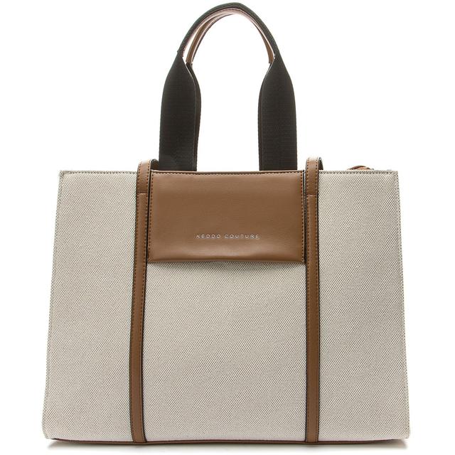 Pirkinių krepšys moterims, Smėlio, Tote bag