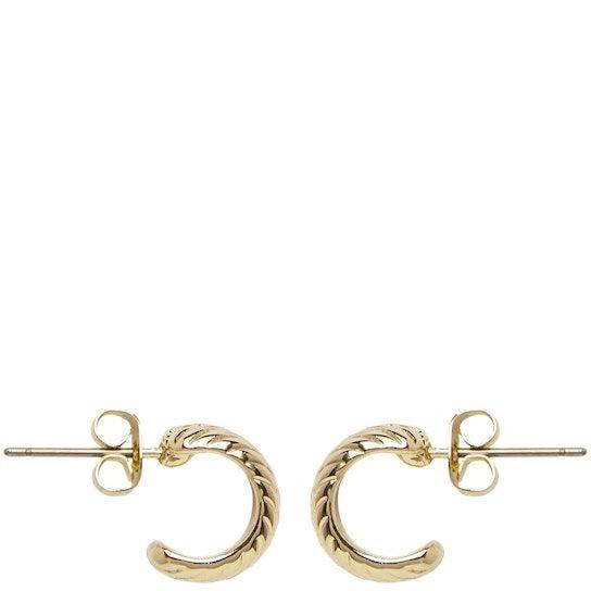 Auskarai moterims, Geltona, PCMUMMA HOOP EARRINGS